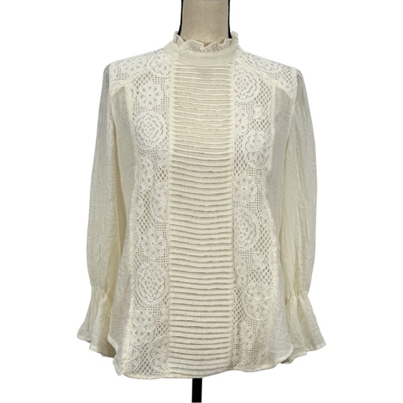 Once Upon a Dream Vintage-Inspired Lace Blouse – Size M - Picture 1 of 11
